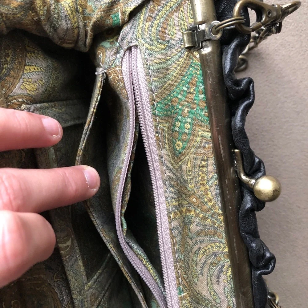 Hobo international clutch with chain strap